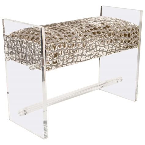 Modern Lucite Bench Furniture: Sleek Design for Your Home Décor